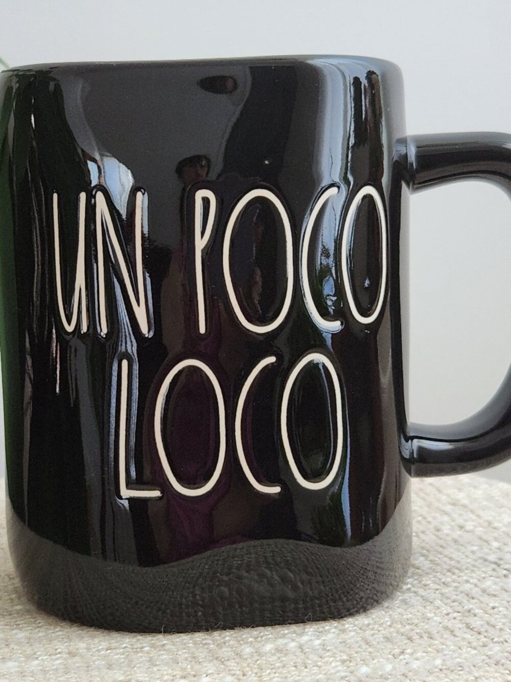 Rae Dunn Disney Pixar Coco "Un Poco Loco" Coffee Cup Mug Sugar Skull